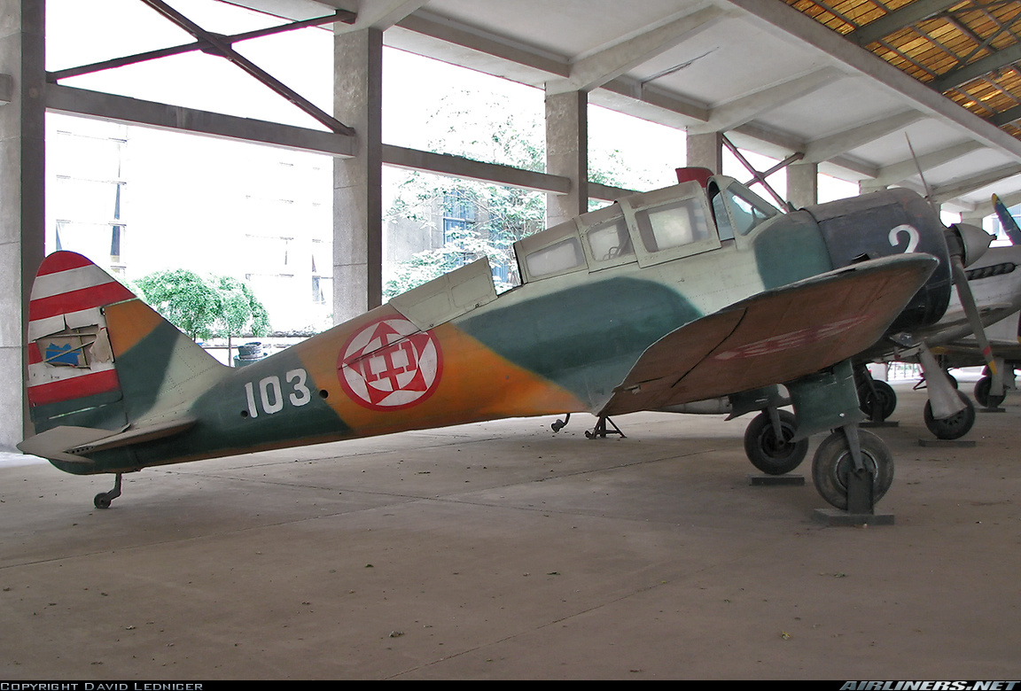 Tachikawa Ki-36 103 2 está en exhibición en el China Revolutionary and Military Museum en Beijing, China