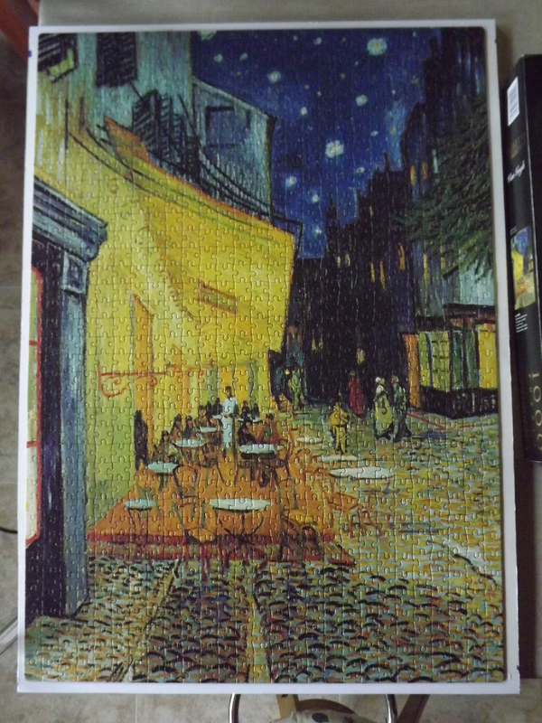 Café de noche, exterior - 1000 - Clementoni - Puzzleando