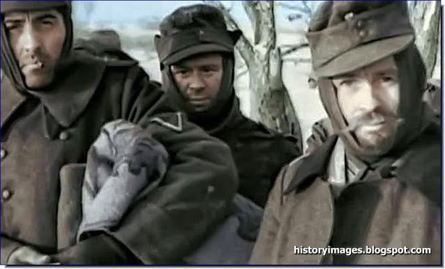 Prisioneros alemanes en Stalingrado en febrero de 1943