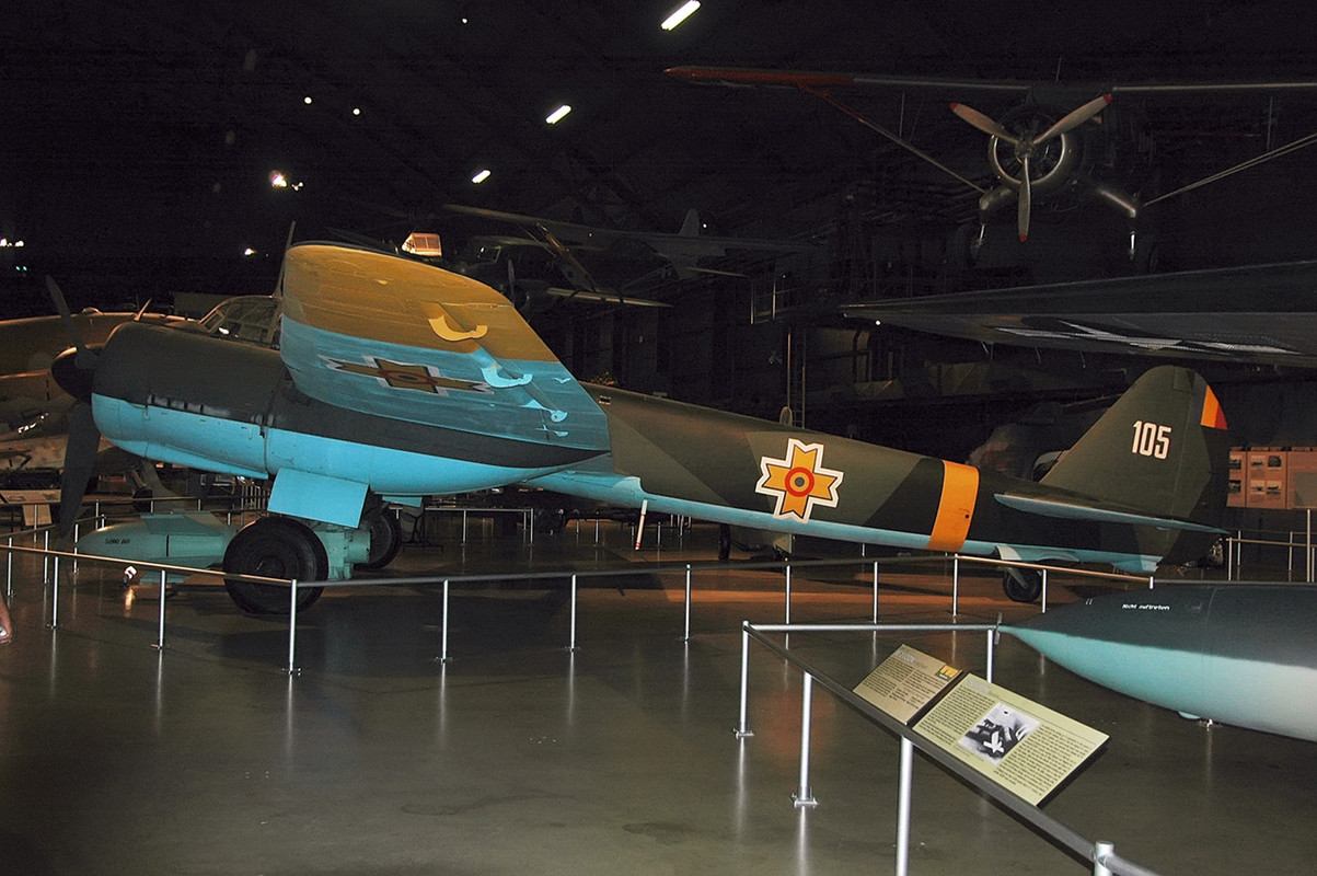 Junkers Ju 88 D-1 Trop con número de Serie 430650. Conservado en el National Museum of the United States Air Force Dayton, Ohio
