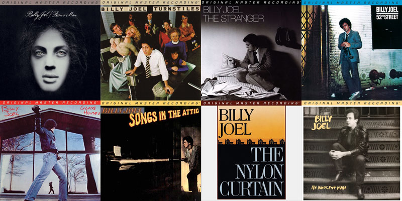 Billy Joel - 8 Albums (1973-1983) {MFSL Remastered, CD-Layer & Hi-Res SACD Rip}