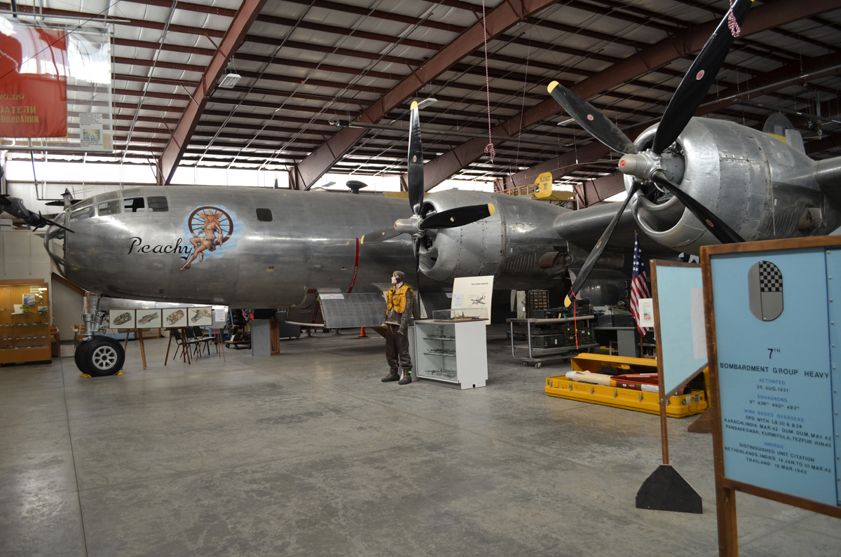 Boeing B-29 con número de Serie 44-62022 Peachy. Conservado en el Pueblo Weisbrod Aircraft Museum en Pueblo, Colorado