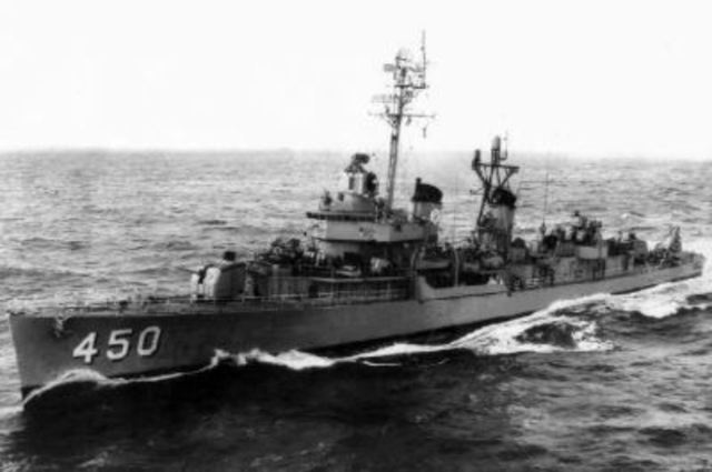 El destructor USS OBannon