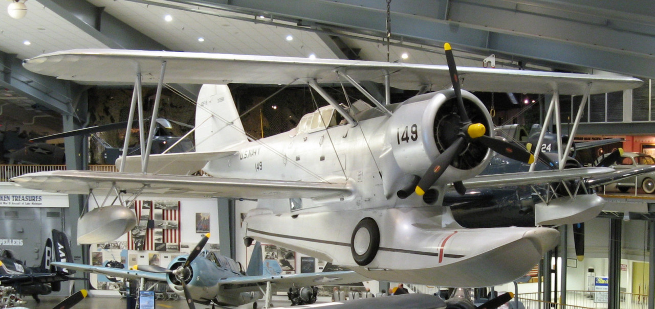Grumman J2F-6 Duck con número de Serie 33581 149. Conservado en el National Naval Aviation Museum en Pensacola, Florida