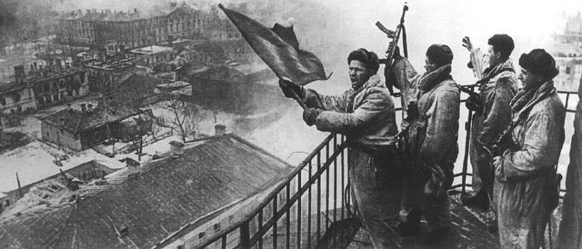 20 de enero de 1944. Gatchina es liberada. El Ejército Rojo ha roto el asedio sobre la ciudad después de 900 de asedio