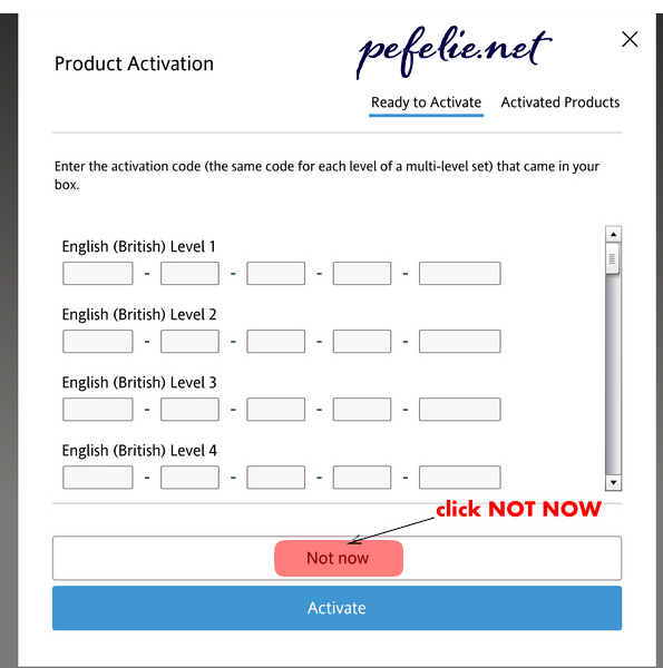 rosetta stone activation codr not working on phonr